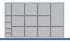 Bott Cubio drawer cabinet plastic box kit B 800x525x100+mmH Bott Drawer Cabinets 800 Width x 525 Depth 43020497.** 